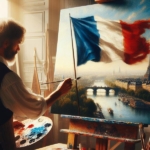 Le drapeau dans la peinture