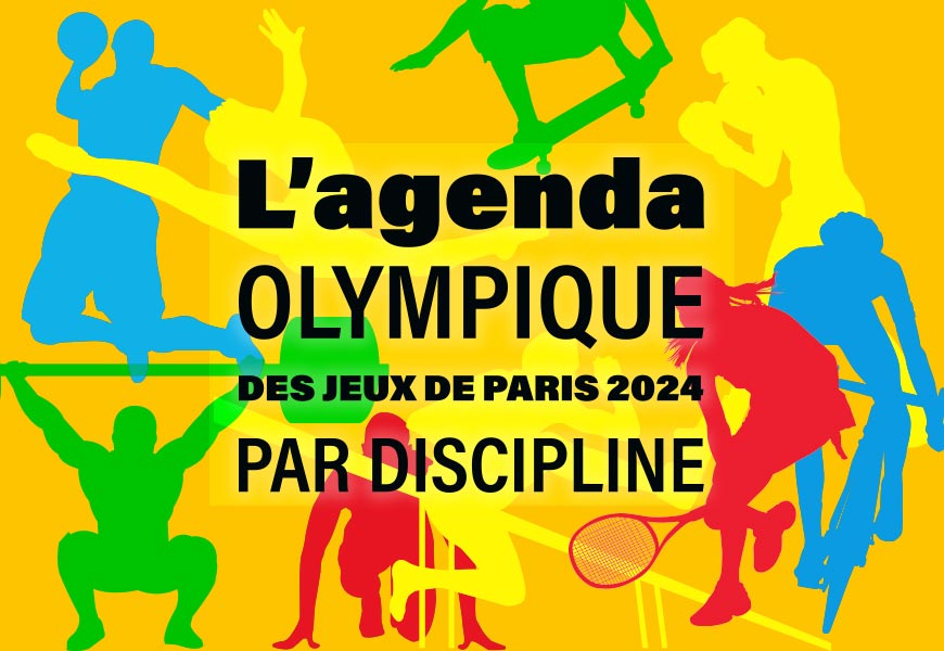 Agenda JO par disciplines