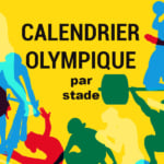 calendrier olympique par lieu