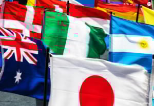 Les couleurs dans les drapeaux officiels des pays