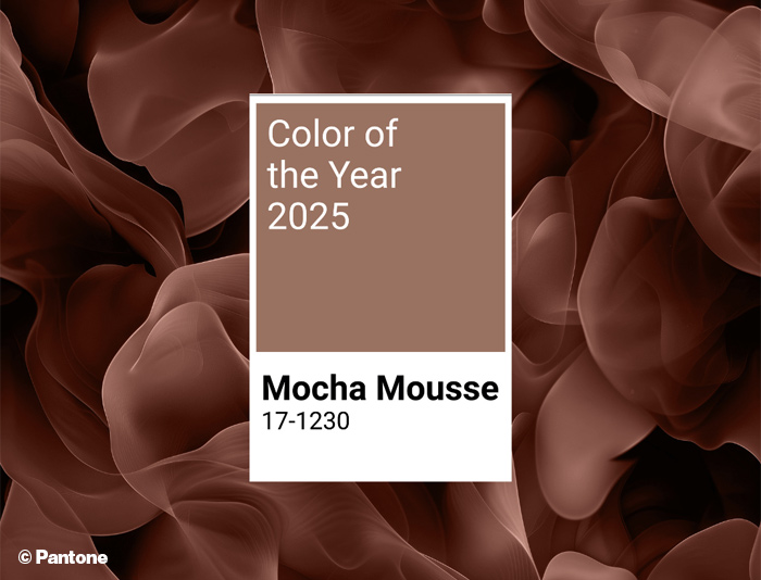 Mocha mousse couleur de l'année 2025