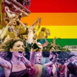 Gay pride marche des fiertés