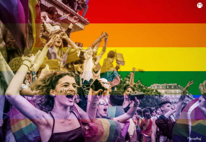 Gay pride marche des fiertés