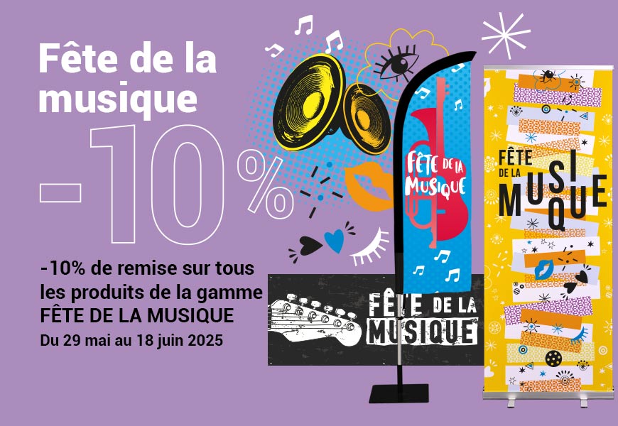 Promo supports Fête de la musique