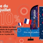 Promo drapeaux 14 juillet
