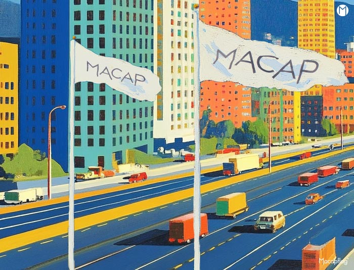 Drapeau imprimé publicitaire levier de visibilité