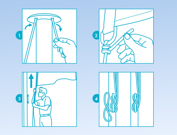 Fixation drapeau sur mat