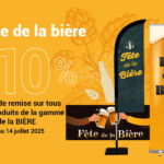 Supports fête de la bière promotion