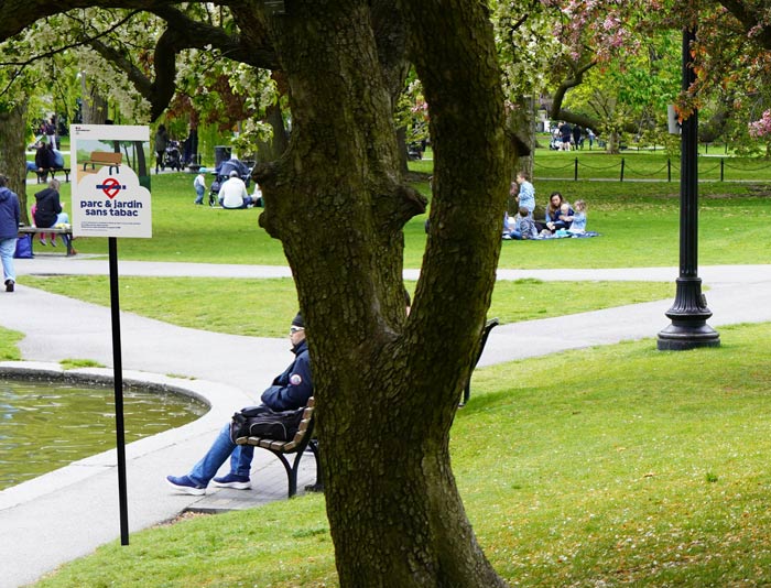 Extension lieux sans tabac parcs et jardins publics
