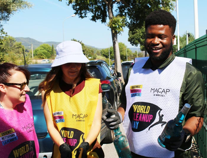 World cleanup day des équipes Macap