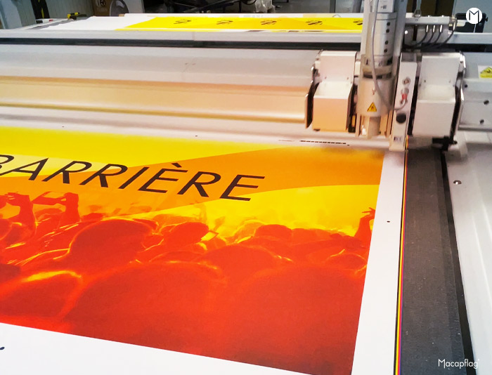 Découpe numérique textile grand format