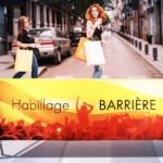 Fabrication d'un habillage de barrière imprimé