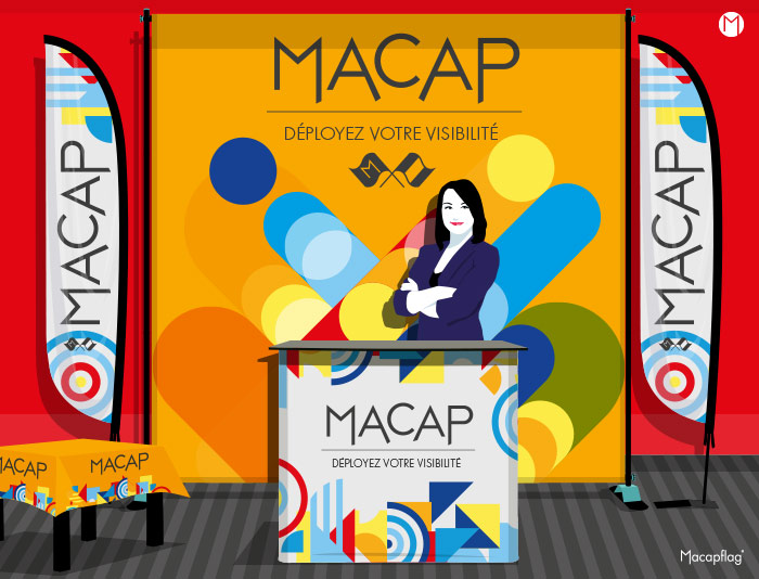 Visibilité stand et point de vente indoor