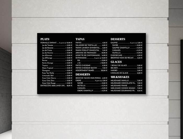 Affichage obligatoire horaires ouverture locaux