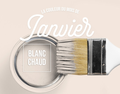 Blanc chaud cloud dancer couleur du mois de janvier