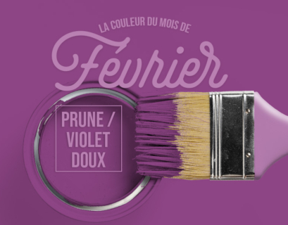 La couleur prune du mois de février