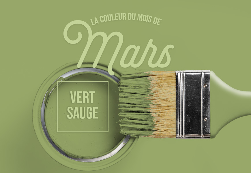 Vert sauge, la couleur du mois de mars