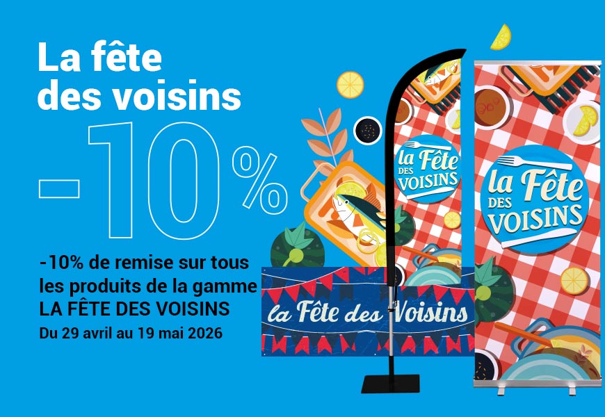 Promo supports fête des voisins 2026