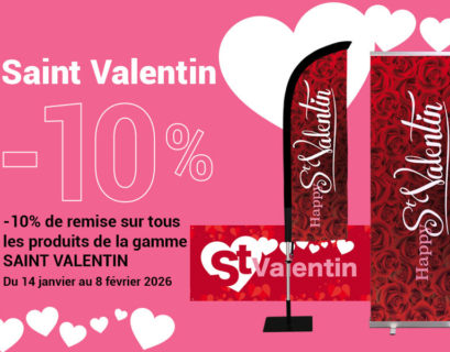 Saint Valentin offre promotionnelle