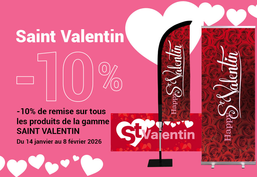 Saint Valentin offre promotionnelle