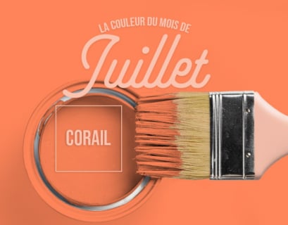 Corail la couleur du mois de juillet