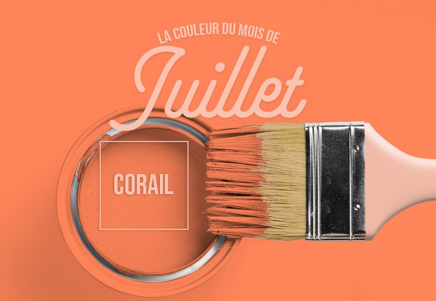 Corail la couleur du mois de juillet