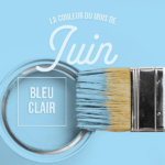 bleu clair, la couleur du mois de juin