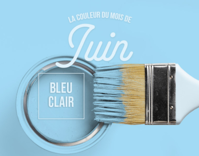 bleu clair, la couleur du mois de juin