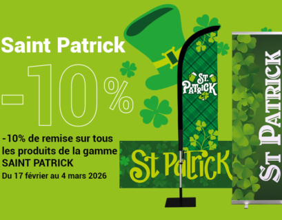 Promo produits communication Saint Patrick