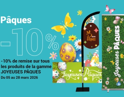 Promo supports publicitaires fête de Pâques
