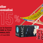 Mobilier personnalisé en promo