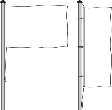 Mât Aluminium classique (sans potence) tableau