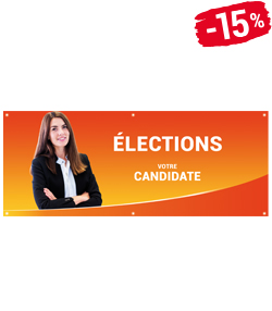 Banderole élection municipale 2026